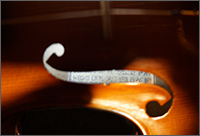 Violin Date Label 1